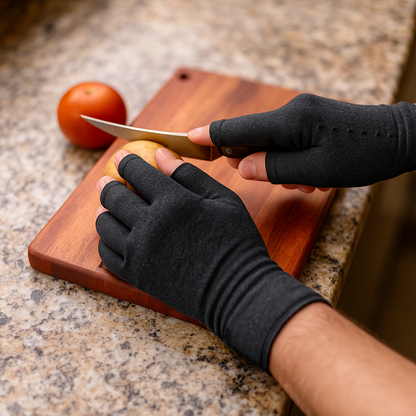TerraSoothe™ Bamboo Comfort Gloves (Black) Performance